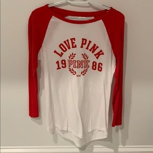 Victoria’s Secret PINK baseball tee